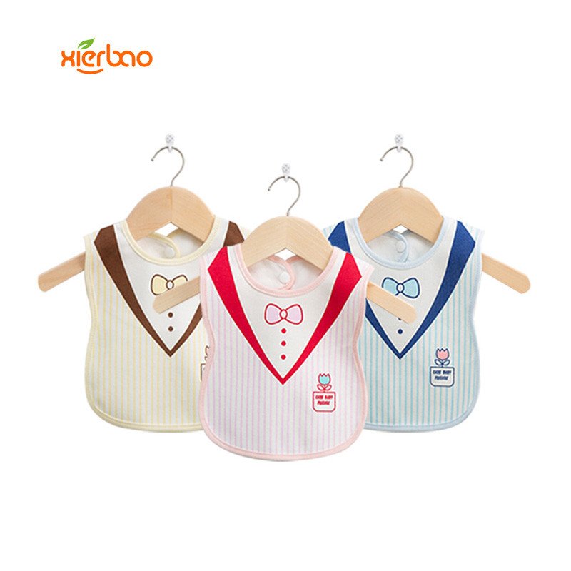 Baby Feeding Cotton Bibs By Xierbao 9184
