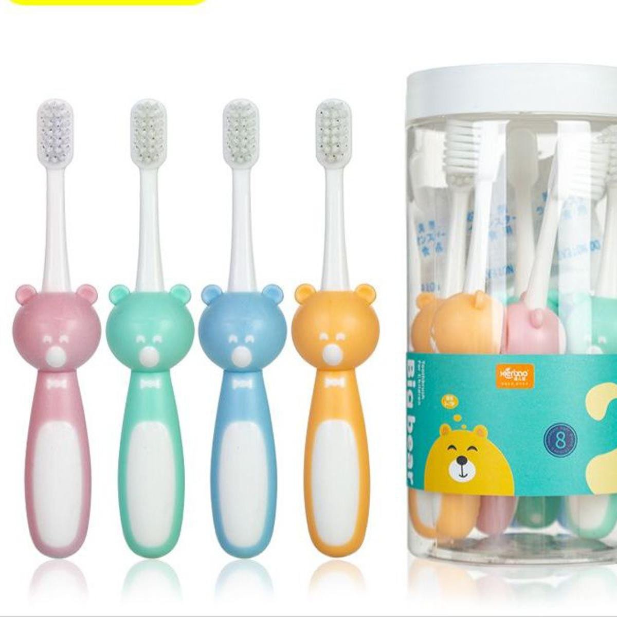 8 in 1 Box Packs Kids Toothbrush By Xierbao 9401