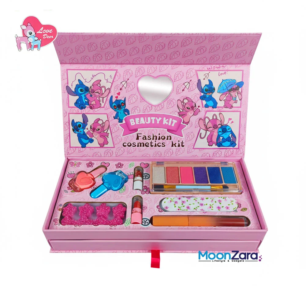 2-in-1 Makeup & Jewelry Accessories Set – 26-Piece Fashion Cosmetic & Beauty Kit LD6155-1